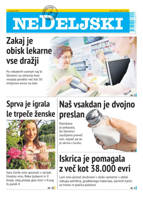Cover of Nedeljski Dnevnik