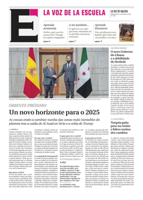 Cover of La Voz de Galicia (Deza) - La Voz de la Escuela