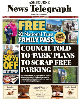 Cover of Ashbourne News Telegraph