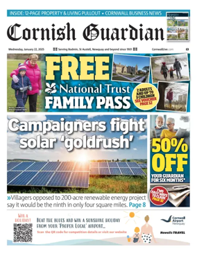 Cover of Cornish Guardian (Newquay & the North Coast)