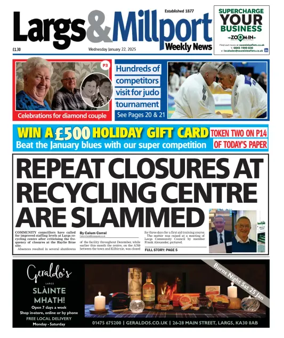 Cover of Largs & Millport Weekly News