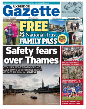 Cover of Uxbridge Gazette