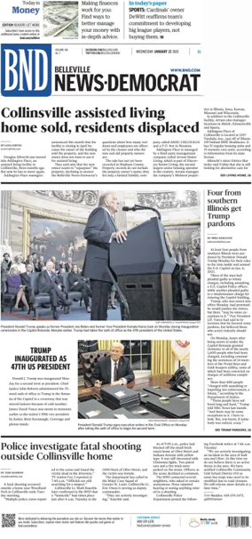 Cover of Belleville News-Democrat