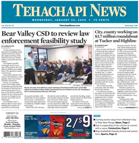 Cover of Tehachapi News