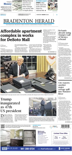 Cover of The Bradenton Herald