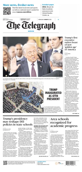 Cover of The Telegraph (Macon)