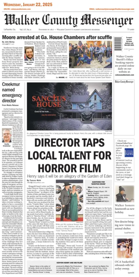 Cover of Walker County Messenger