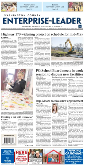 Cover of Washington County Enterprise-Leader