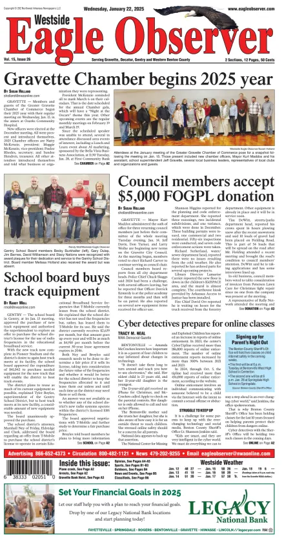 Cover of Westside Eagle-Observer