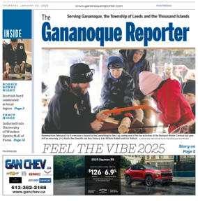 Cover of The Gananoque Reporter