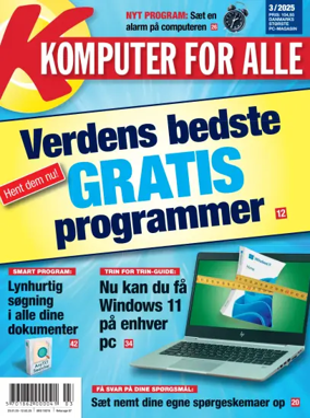 Cover of Komputer For Alle (Denmark)