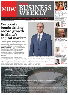 Cover of The Malta Business Weekly