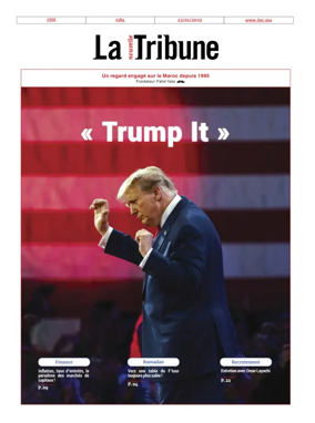 Cover of La Nouvelle Tribune