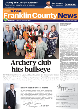 Cover of Franklin County News