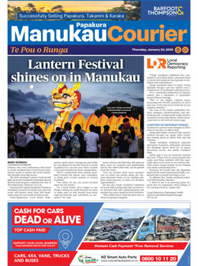 Cover of Manukau Courier
