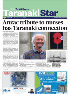 Cover of South Taranaki Star