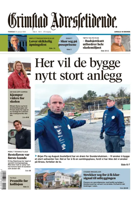 Cover of Grimstad Adressetidende