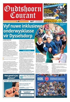 Cover of Oudtshoorn Courant