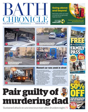 Cover of Bath Chronicle