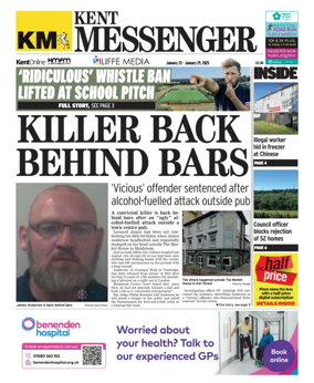 Cover of Kent Messenger Maidstone