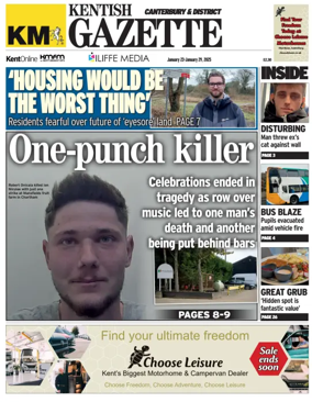 Cover of Kentish Gazette Canterbury & District