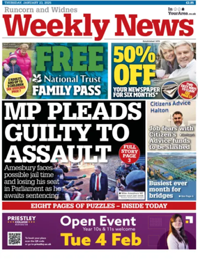 Cover of Runcorn & Widnes Weekly News