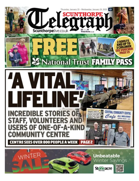 Cover of Scunthorpe Telegraph