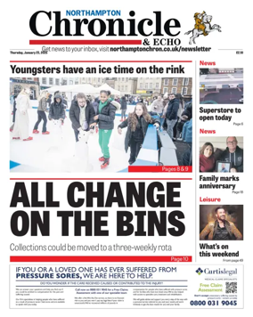 Cover of The Northampton Chronicle and Echo