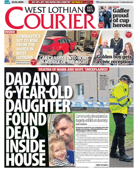 Cover of West Lothian Courier