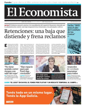 Cover of El Economista (Argentina)