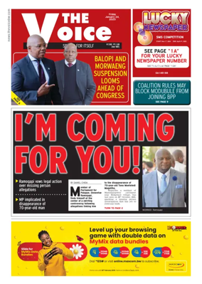 Cover of The Voice (Botswana)
