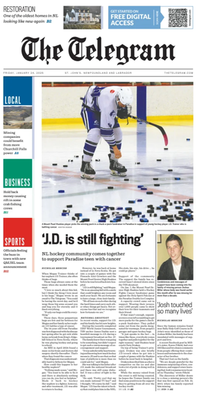 Cover of The Telegram (St. Johnâ€™s)