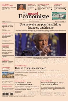 Cover of Le Nouvel Economiste