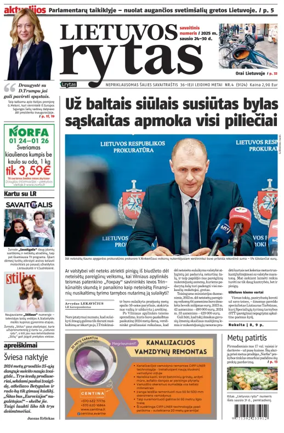 Cover of Lietuvos Rytas