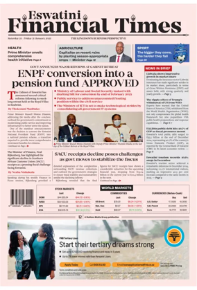 Cover of Eswatini Financial Times