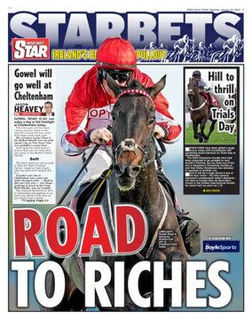 Cover of Irish Daily Star - Starbets