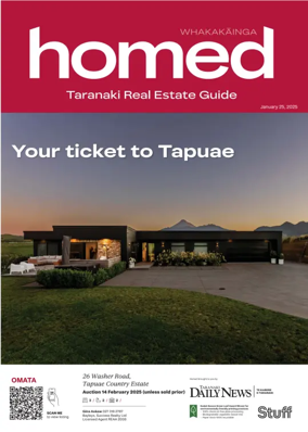 Cover of Homed Taranaki Daily News