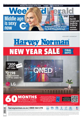 Cover of Weekend Herald