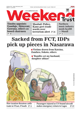Cover of Weekly Trust