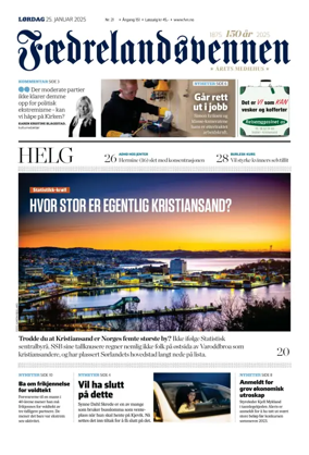 Cover of Faedrelandsvennen