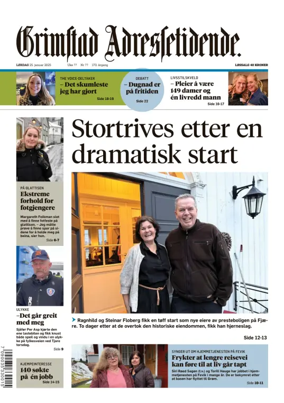 Cover of Grimstad Adressetidende