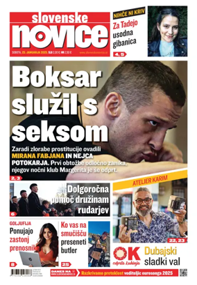 Cover of Slovenske Novice