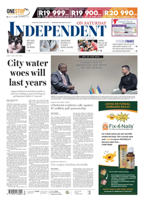 Cover of The Independent on Saturday