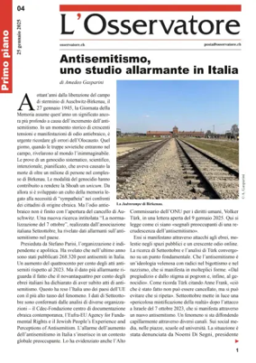 Cover of L'Osservatore