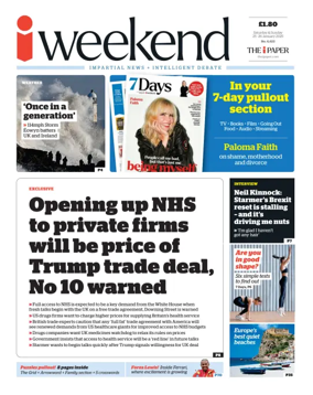 Cover of iNews Weekend