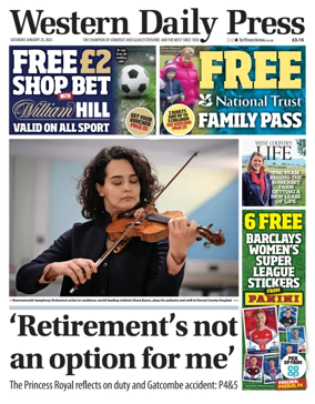 Cover of Western Daily Press (Saturday)