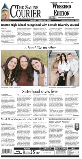 Cover of The Saline Courier Weekend