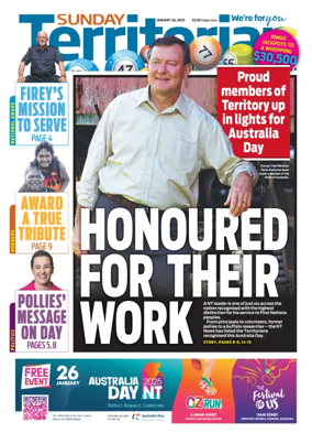 Cover of Sunday Territorian