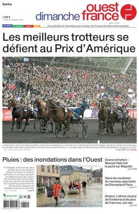 Cover of Dimanche Ouest France (Sarthe)