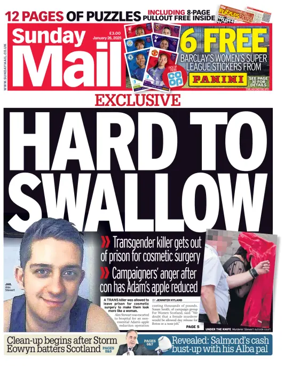Cover of Sunday Mail (UK)